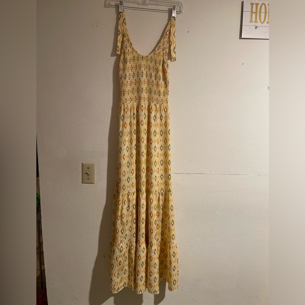 BAILEY BLUE MAXI DRESS, SUMMER WEARABLE, YOU CAN PUT SMALL HALF SWEATER